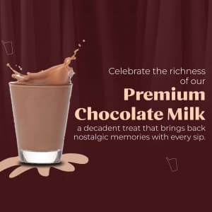 Milk promotional post