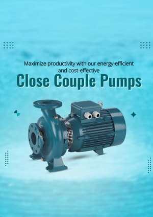 Close couple pump business template