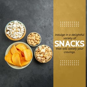 Snacks promotional post