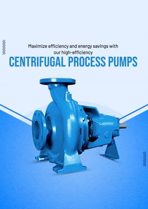 Centrifugal process pump business banner