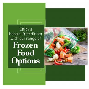 Frozen Foods promotional post