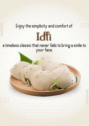 Idli template