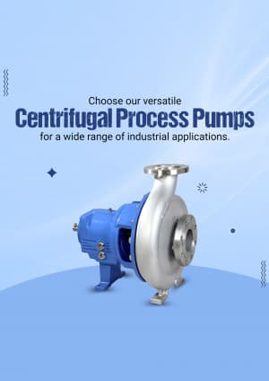 Centrifugal process pump business template