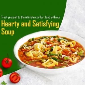 Soup business flyer