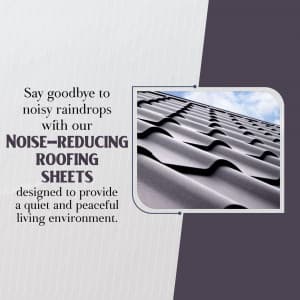 Roofing Sheet promotional template