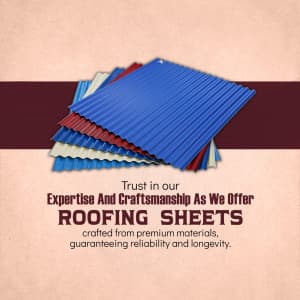 Roofing Sheet promotional poster