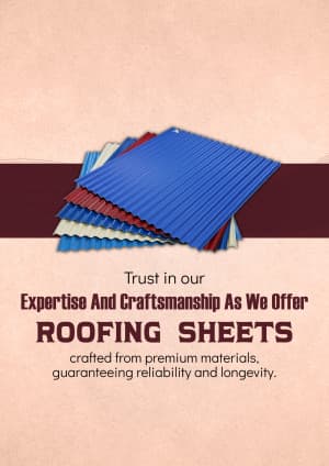 Roofing Sheet promotional post