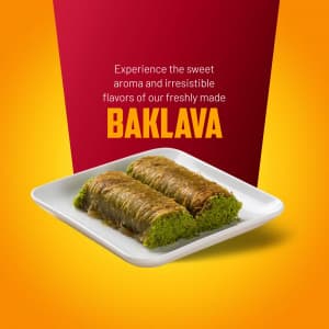 Baklava flyer