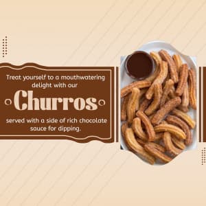Churros promotional poster