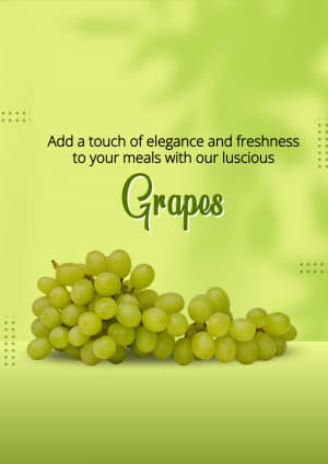 Grapes business banner