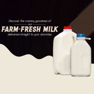 Milk marketing poster