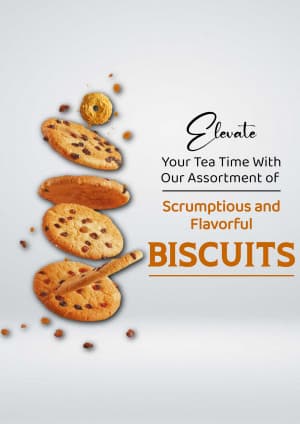 Biscuits business flyer
