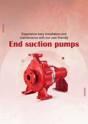 End suction pump business banner