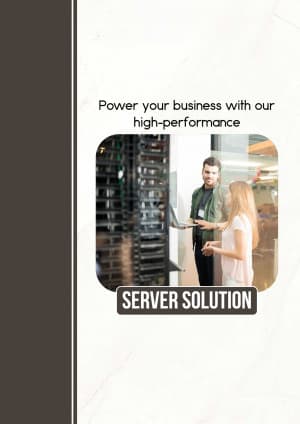 Servers business template