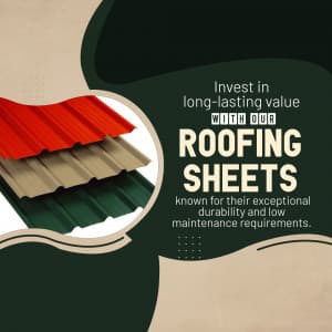 Roofing Sheet facebook ad