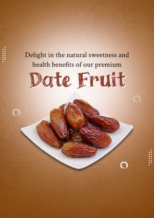 Date Fruit business video