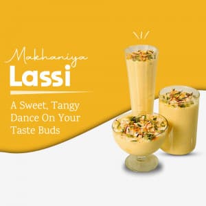 Lassi business flyer