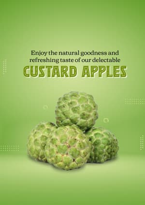 Custard Apple business video