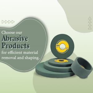 Abrasive promotional template