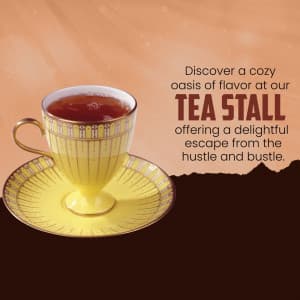 Tea Stall flyer