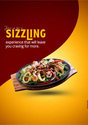 Sizzlers marketing poster