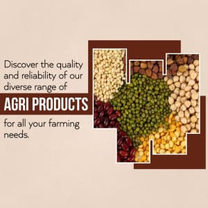 Agri products promotional poster