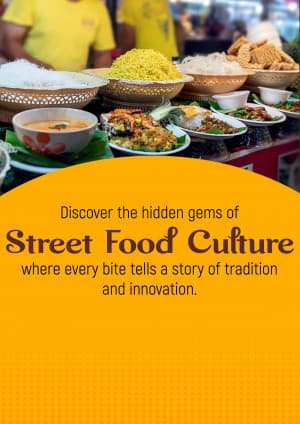 Street Food promotional post