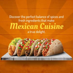 Mexican Cuisine promotional post