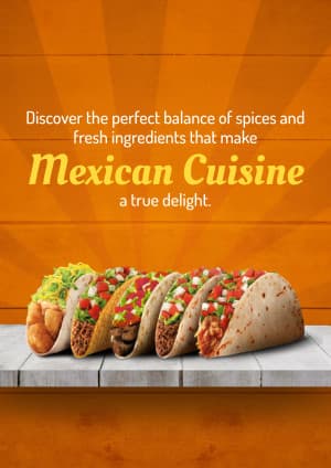 Mexican Cuisine promotional images