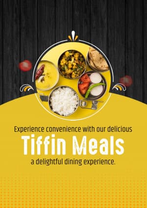 Tiffin Service marketing poster