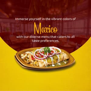 Mexican Cuisine facebook banner