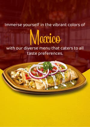 Mexican Cuisine facebook ad