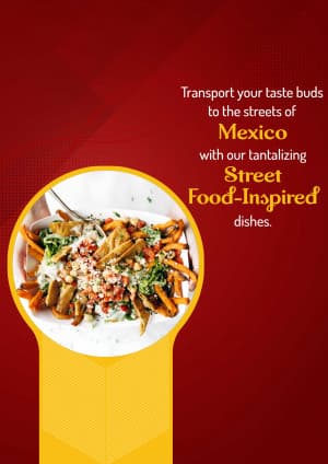 Mexican Cuisine business flyer