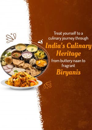 Indian Cuisine flyer