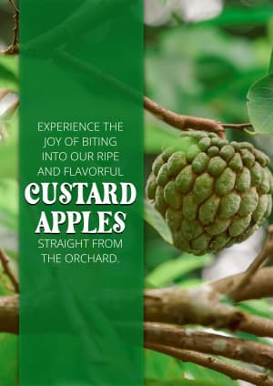 Custard Apple business banner