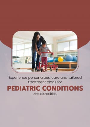 Pediatric Rehabilitation marketing post