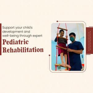 Pediatric Rehabilitation promotional template