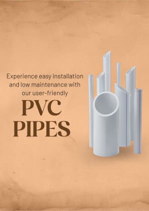 PVC Pipe facebook ad