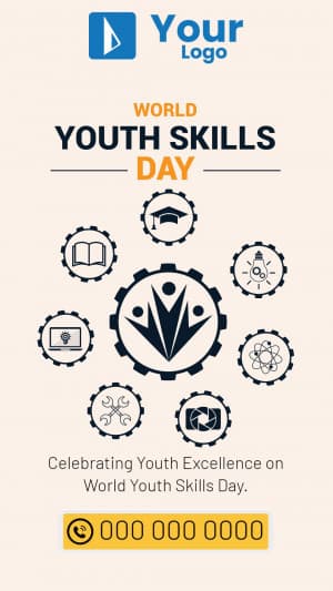 World Youth Skills Day Insta story image