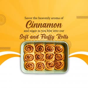 Cinnamon Rolls marketing post