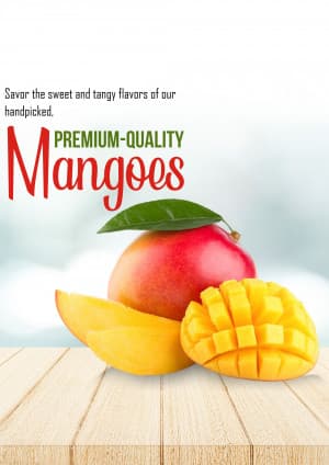 Mango promotional template