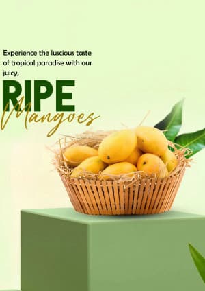 Mango promotional post