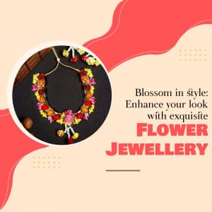 Flower Jewellery promotional poster