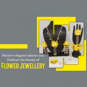 Flower Jewellery business template