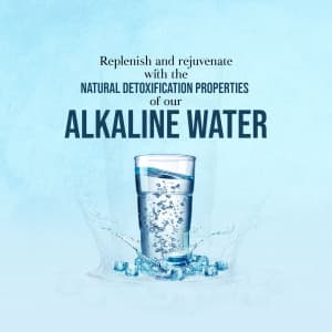 Alkaline Water business flyer