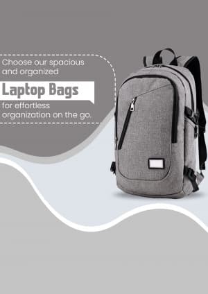 Laptop Bag business template