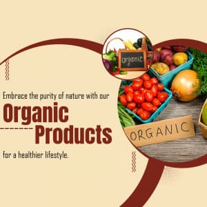 Organic business banner
