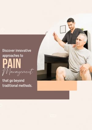 Pain Management business flyer