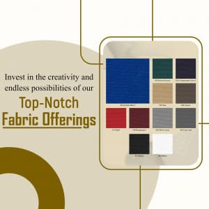 Fabric promotional template