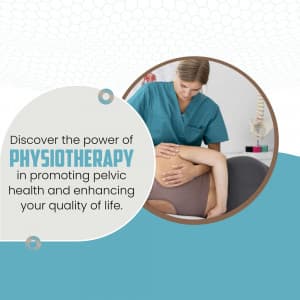 Physiotherapy in Women Health promotional poster